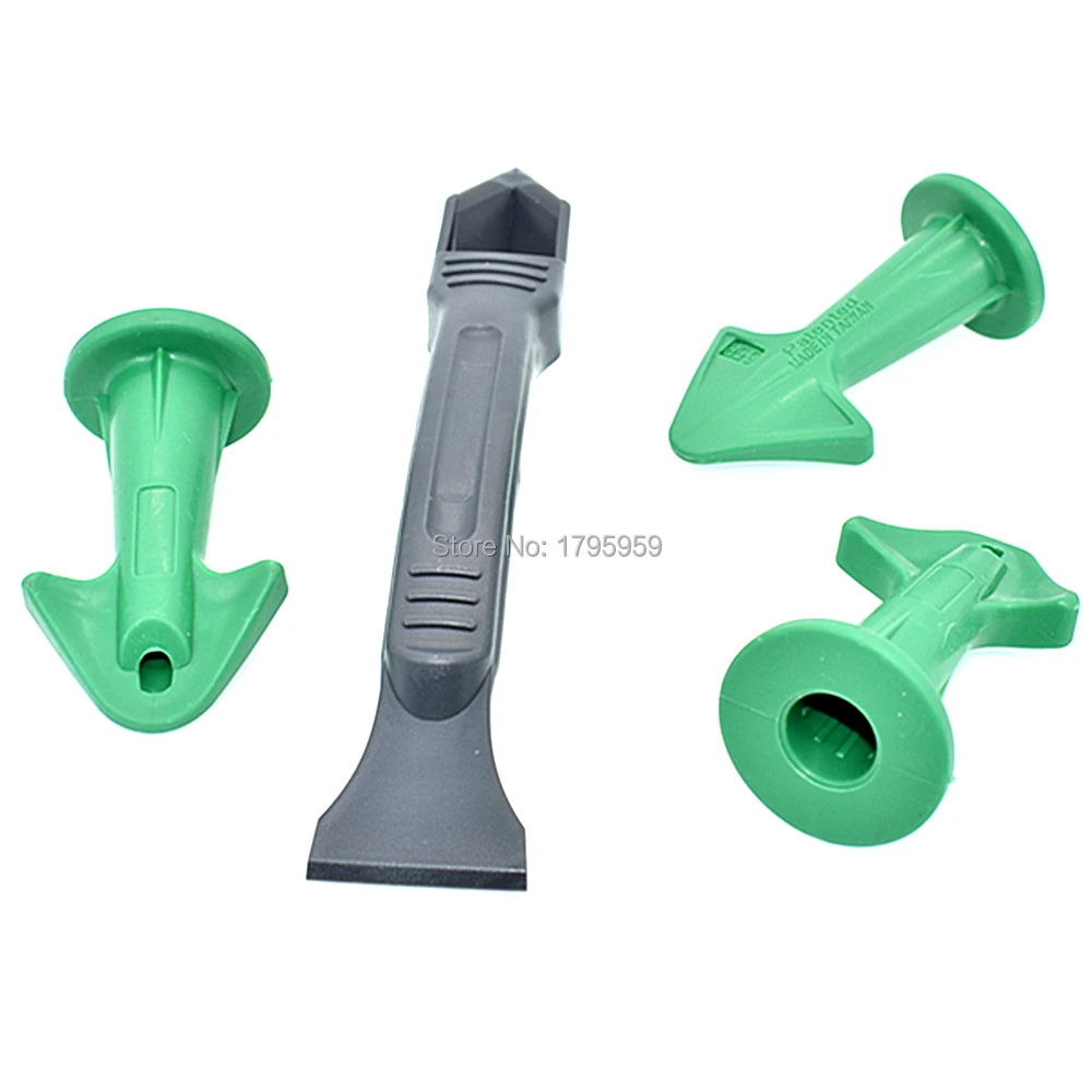 Sealant Silicone Caulk Scraper Applicator Seam Repair Surface Cleaning Blade Tool and Nozzle