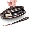 WILLIAMPOLO lock Wallet Genuine Leather Mens Clutch Wallet With Coded Lock Men Wallet Business Man Clutch Purse Mens  PL286 4