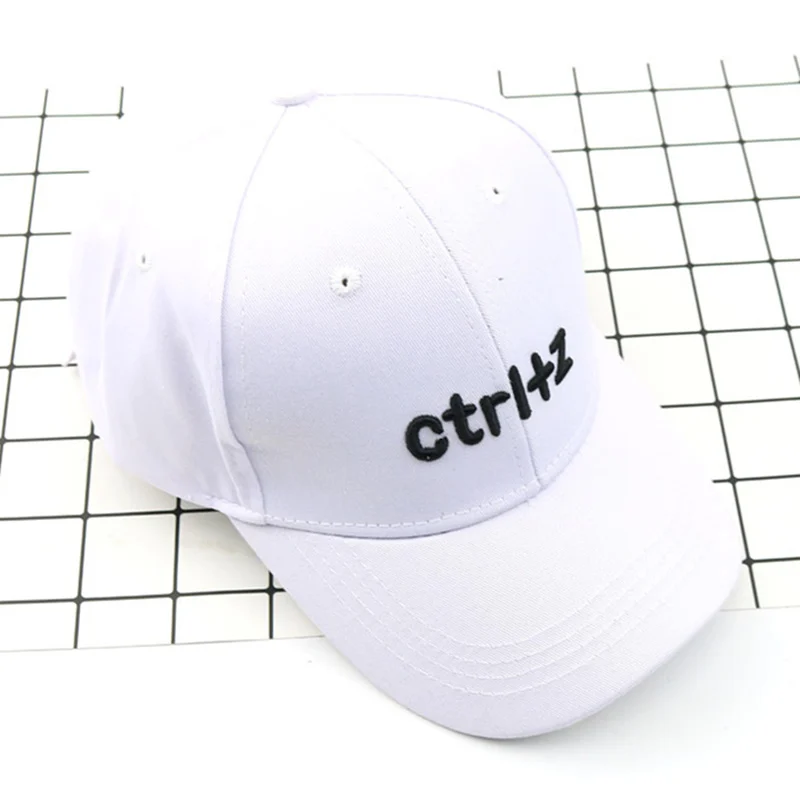 2018 письмо ctrl вышивка хлопок Casquette Бейсбол кепки Регулируемый Snapback шапки для мужчин и женщин 149