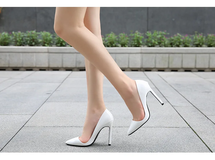 MAIERNISI/женские туфли-лодочки пикантные туфли на высоком каблуке 8 ярких цветов для ночных клубов, свадьбы, офиса женские туфли с закрытым каблуком 11 см, большие размеры 35-47