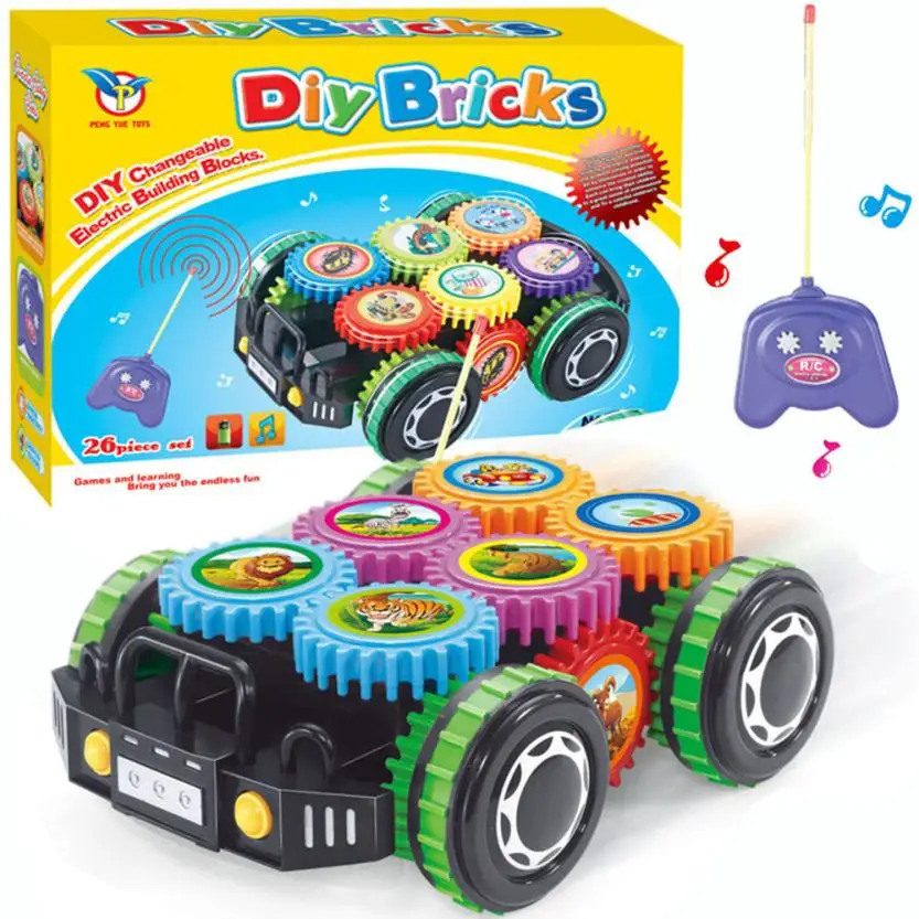 Kids Fun Novelty Toy Gift DIY Imagination Building Bricks Blocks