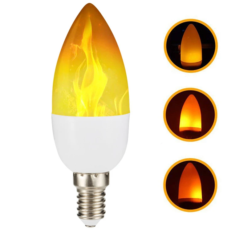 Светильник с пламенем E27 E14 B22 5 Вт 9 Вт 15 Вт полномодельный светодиодный светильник с эффектом пламени 85-265 в светодиодный светильник с эффектом пламени