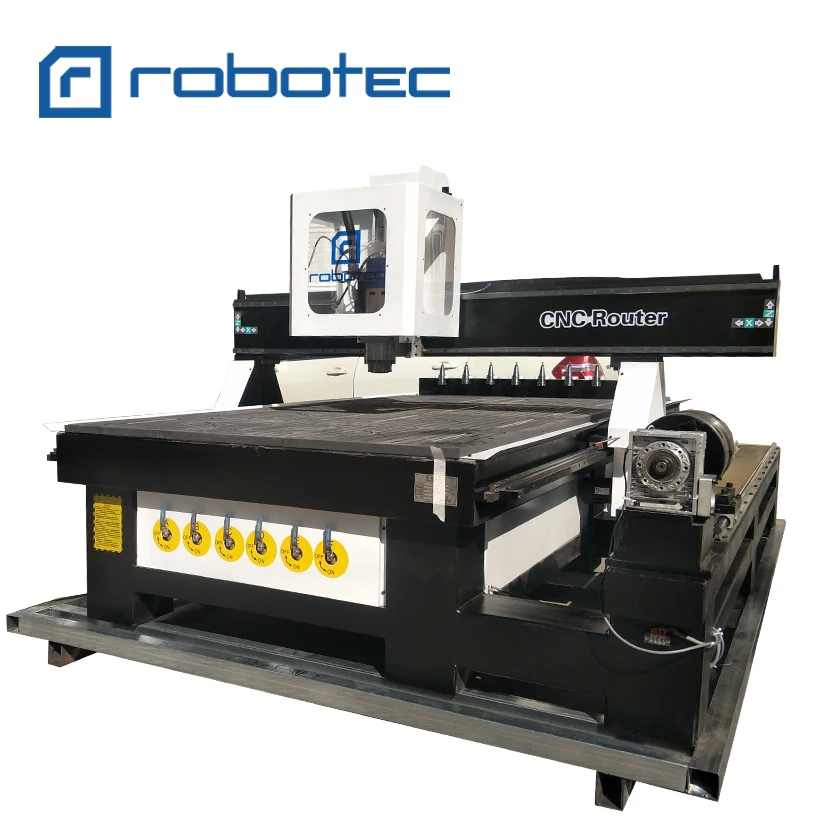 Jinan Robotec хорошее качество ATC CNC 1325 Деревообрабатывающий станок/3D фрезерный станок