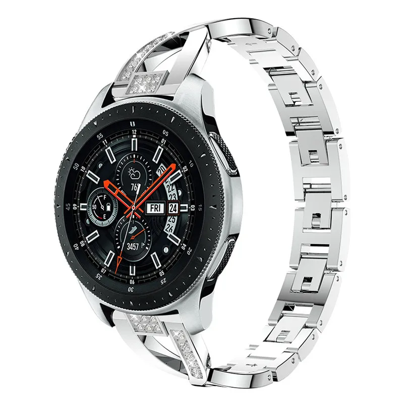 Наручные часы CARPRIE с металлическим кристаллом ремешок для часов Sam sung Galaxy Watch (46 мм)
