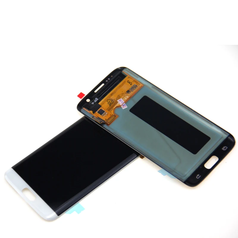 S7 EDGE lcd Для SAMSUNG Galaxy s7 edge G935 G935F ЖК сенсорный экран дигитайзер сборка запчастей с тенью - Цвет: White