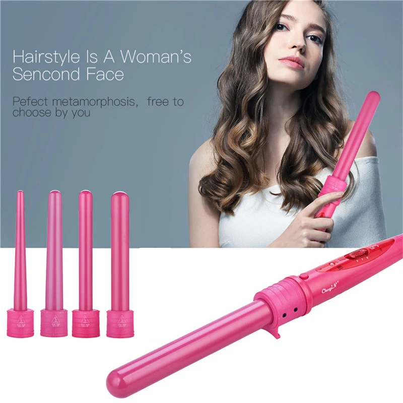 

9-32mm Interchangeable Barrel Electric Curling Wand Professional Hair Curler Barbershop Hair Waver Roller Styler Curling Iron 31