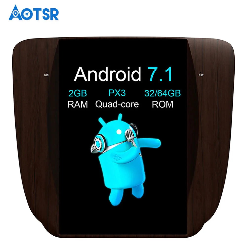 Aotsr 12 1 &quotIPS Android 7 Тесла стиль автомобиля без DVD плеер GPS навигация для GMC Yukon 2007 2012