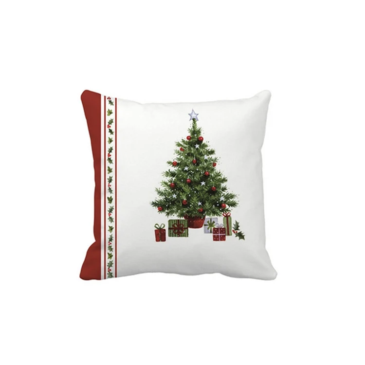 Йориу Санта Клаус, Рождественский чехол для подушки, Рождественское украшение для дома, диванные декоративные подушки, чехол для подушки с рождественской елкой - Цвет: 25