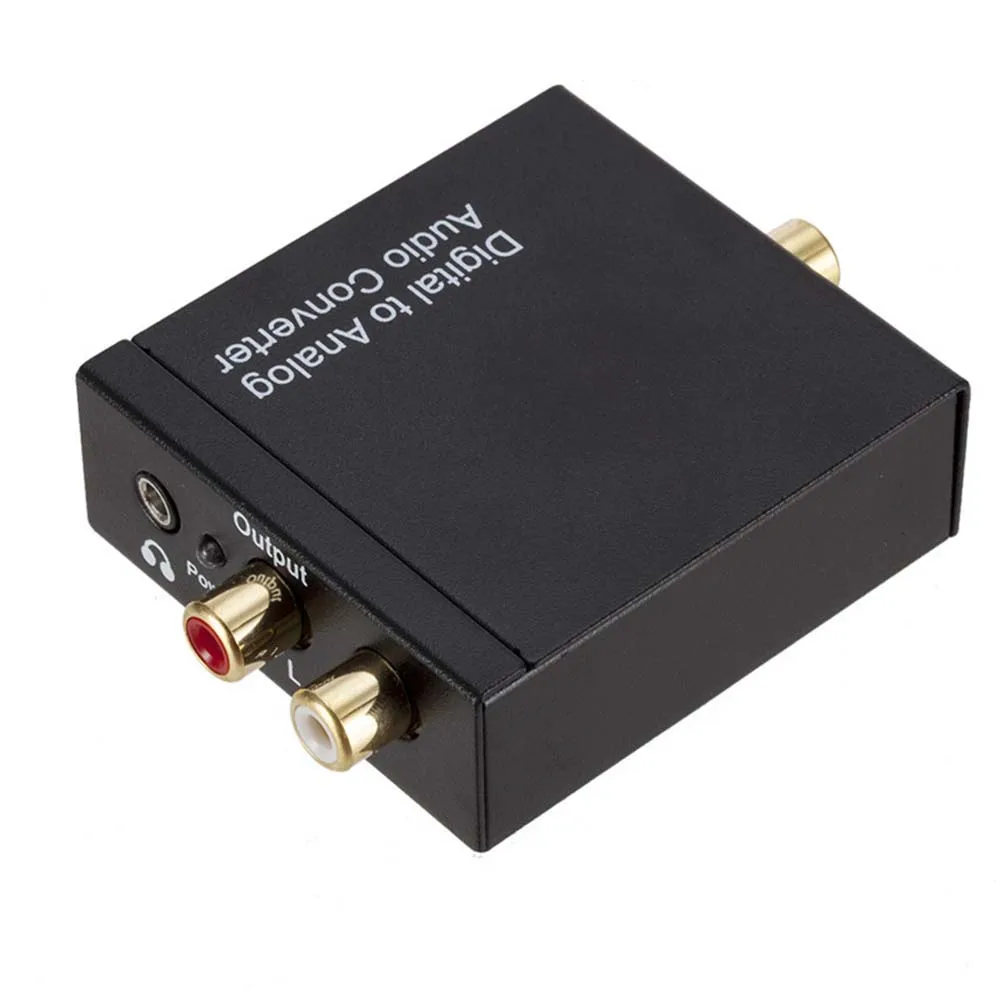 YuBeter DAC Digital to Analog Audio Converter Amplifier Decoder Optical Coaxial Toslink SPDIF Audio RCA Signal to Analog L/R 3.5