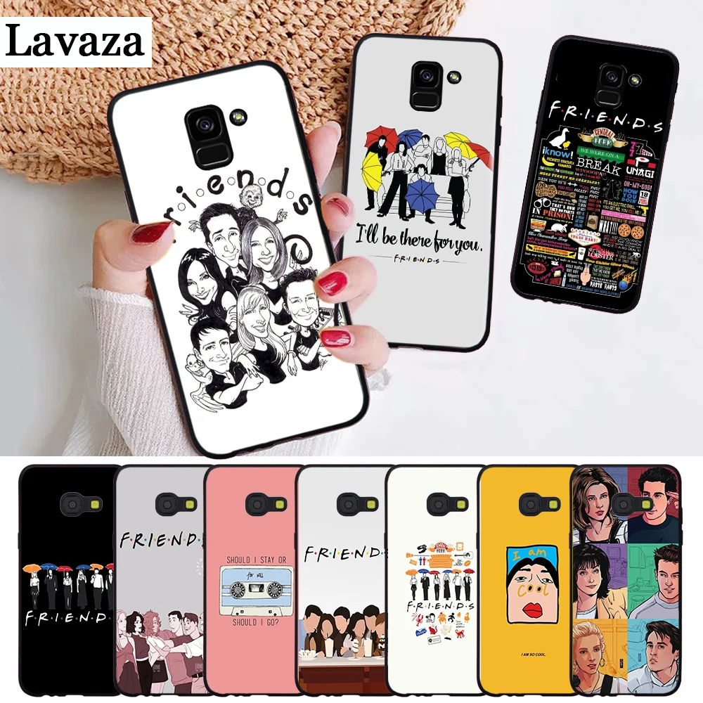 

Lavaza Friends Season TV Silicone Case for Samsung A3 A5 2016 2017 A6 Plus 2018 A7 A8 A9 A10 A30 A40 A50 A70 J6