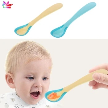 

2Pcs Baby Spoon Temperature Heat Sensing Newborn Infant Feeding Care Safety Tool