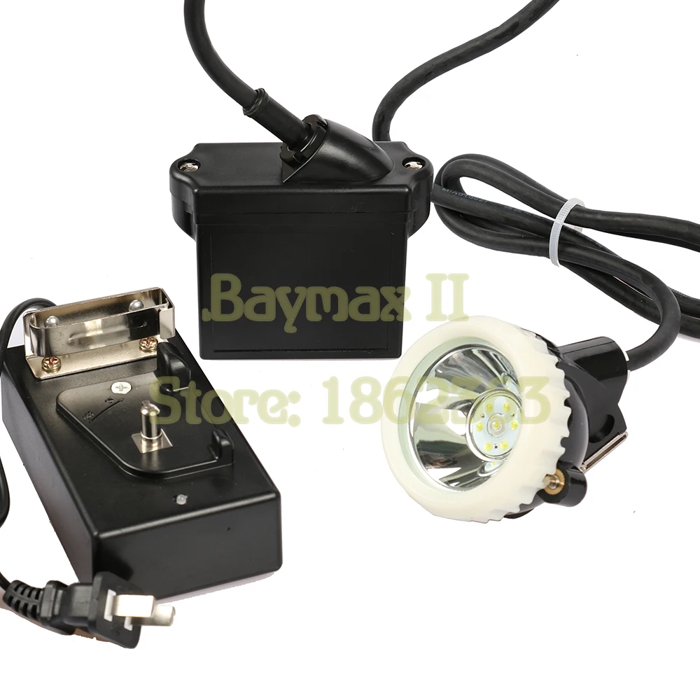 

KL5LM 1W LUX 5000 Li-ion Battery LED Mining Headlight for Hunting Camping Fishing Camping Up to 20 Hours(Eu Plug Available)