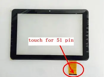 

Free shipping 10.1'' touch screen for 50pin,100% New for TurboPad 1013 TurboPad1013 touch panel,test good touch panel digitizer