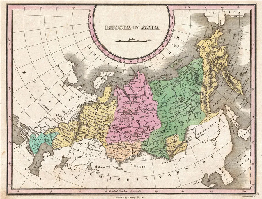 1827_Finley_Map_of_Russia_in_Asia_-_Geographicus_-_RussiaAsia-finley-1827