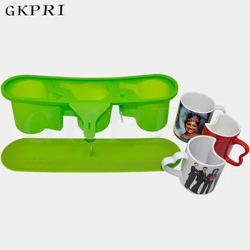 

Quality printer 3D Sublimation 11OZ Silicone Mug Clamps mould Mug Wrap (without mugs) Silicone Rubber For Irregular printer tool