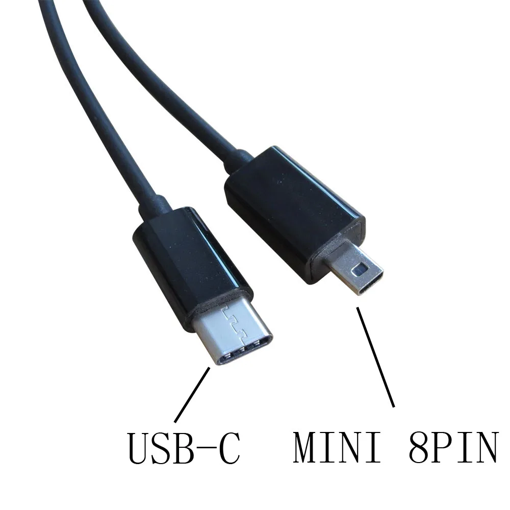 30 см USB Type C папа мини 8PIN Мужской 2 0 кабель|Кабели передачи данных| |