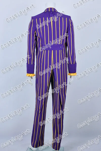 Batman Cosplay The Joker Costume Navy stripe trousers with chain cosplay party 