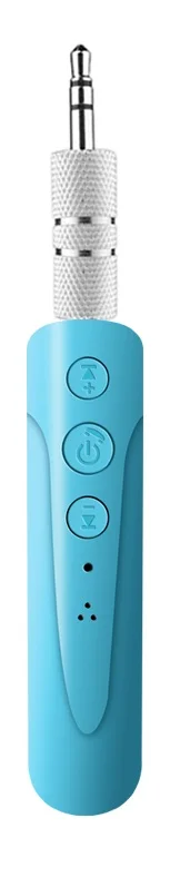 Беспроводной Bluetooth V4.2 MP3-плеер 3,5 мм разъем Aux аудио приемник адаптер музыкальный приемник автомобильный Bluetooth Hands-Free - Цвет: Blue