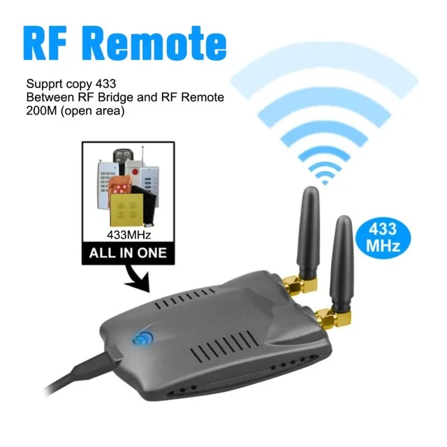 EWeLink RF мост 315 МГц и 433 МГц Модуль Автоматизации умного дома Wifi беспроводной переключатель универсальный таймер DIY преобразования 315/433 МГц RF - Комплект: 433MHz