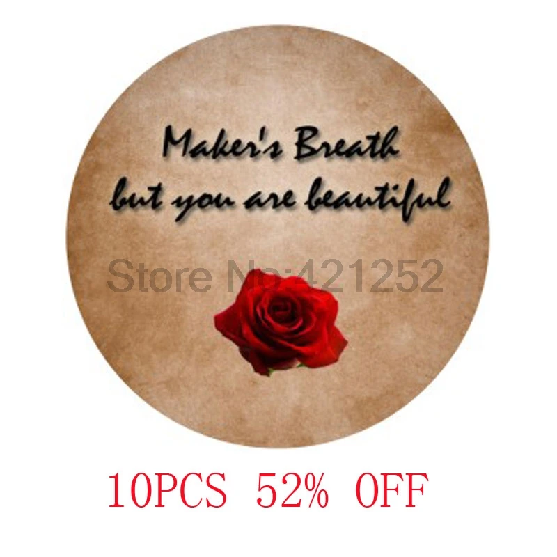 

Dragon Age Alistair's Rose Quote pendant Maker's breath but you are beautiful necklace keyring bookmark cufflink earring