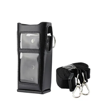 

Leather Case Carrying Bag Holster with Belt Clip Strap for HYT Hytera PD785 PD782 PD780 PD982 PD985 Radio Walkie Talkie