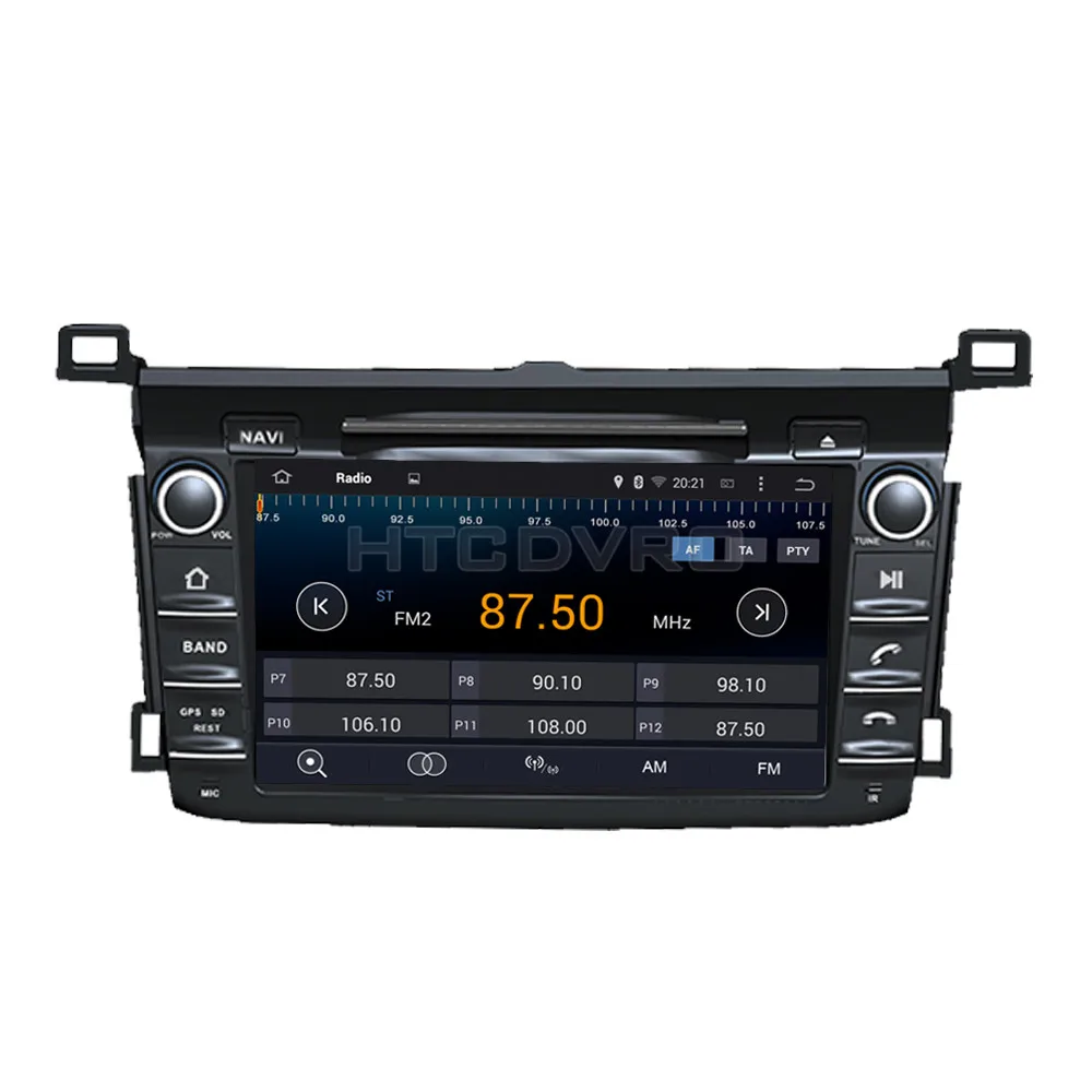 Top YMODVHT 8inch 4G Octa Core Android 9.0 7.1 Car DVD Player for Toyota RAV4 2013- GPS Navigation Auto RDS Radio Audio Video Stereo 16