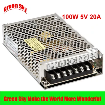 

New Arrival High Quality Mini Voltage Transformer LED Display DC Single Output fuente de alimentacion 5v 100w