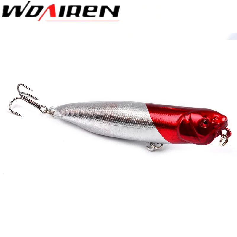 

1Pcs Topwater Fishing Popper Lures 9cm 11.5g Artificial Hard bait Minnows Wobblers Swimbait Crankbait Peche Fishing tackle