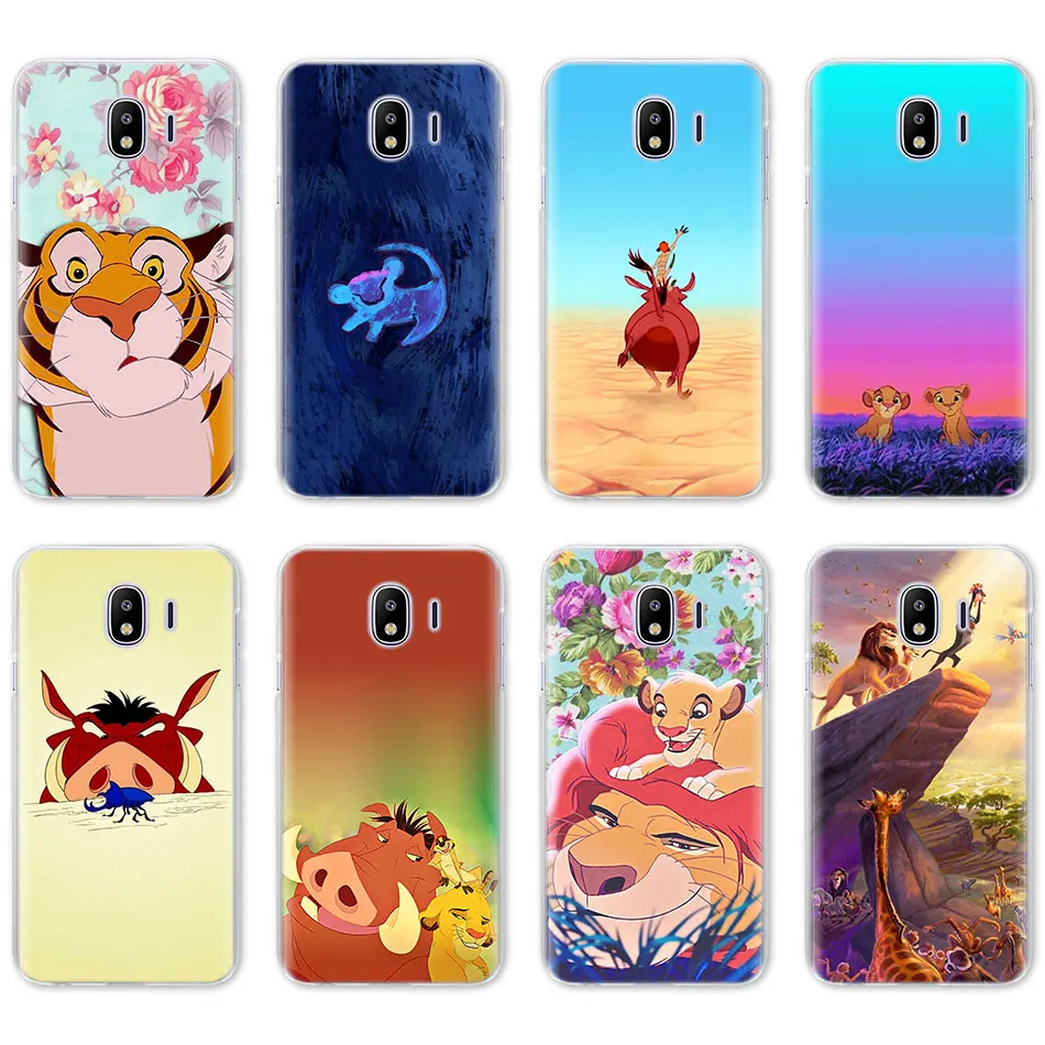 

The Lion King Hakuna Matata Phone Cases for Samsung Galaxy J4 J6 Plus J3 J7 J8 2018 C2 Core J5 J7 Prime hard PC case Coque
