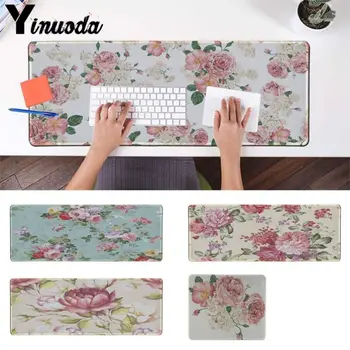 

Yinuoda Design Floral Flower Peony Office Mice Gamer Soft Mouse Pad Size for 180*220 200*250 250*290 300*900 and 400*900*2mm