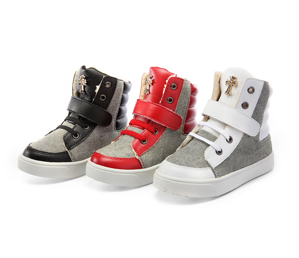 2015 Branded Kids Boots Top Leather Boots Children Shoes