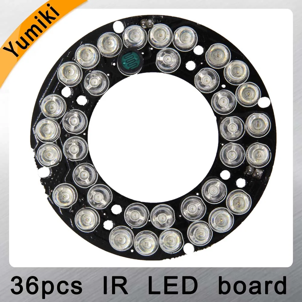  Yumiki Infrared 36pcs IR LED board for CCTV cameras night vision (diameter 60mm) for CS LENs - 32959538370