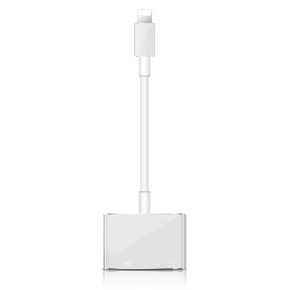 Цифровой AV адаптер Moveski L8 для преобразователя Lightning/HDMI 1080P HD iPad iPhone 6 7 8 серии|Кабели