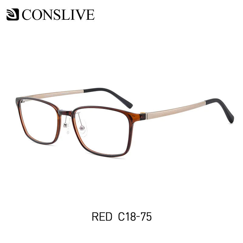 Мужские Оптические очки оправа для зрения близорукость, TR90 многофокальные очки для женщин, прогрессивные оправы для очков 5018 - Цвет оправы: C18-75 Frame ONLY