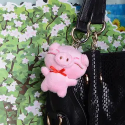 Прекрасный милый мультфильм Маленькая кукла Plush Piggy небольшой кулон декор для сумка Запчасти аксессуары сотовый телефон Шарм украшения