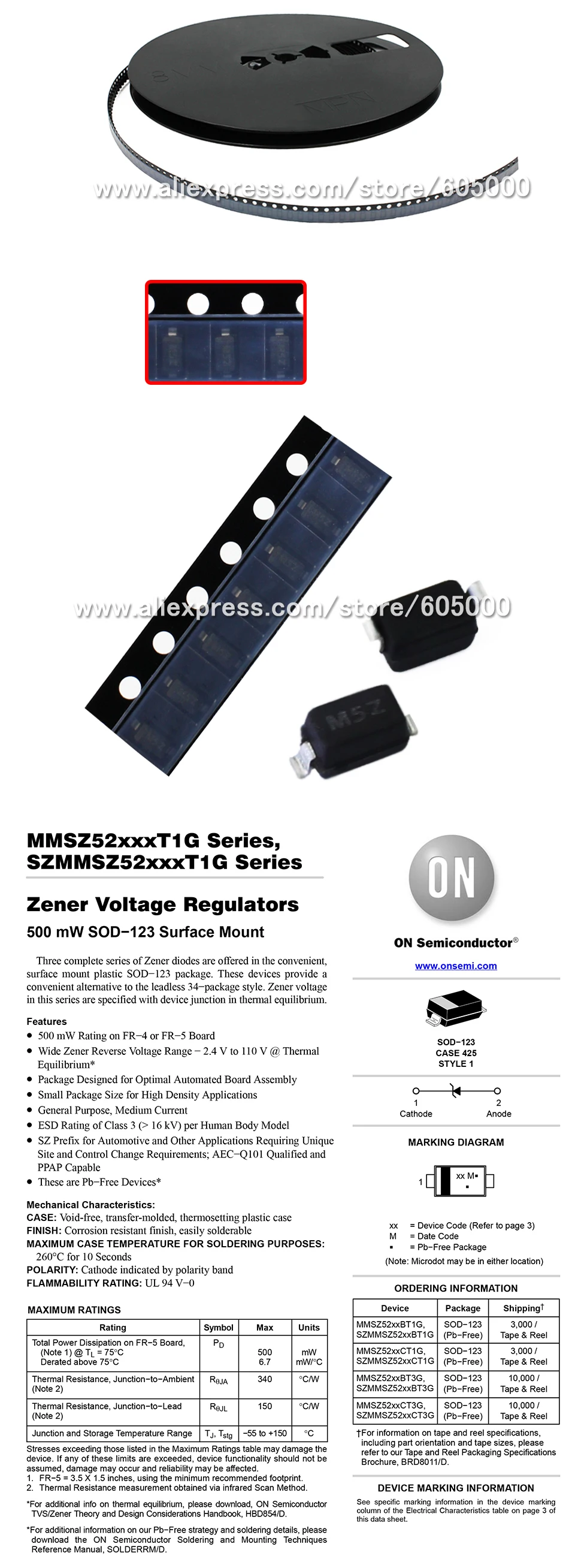 MMSZ5260BT1G 