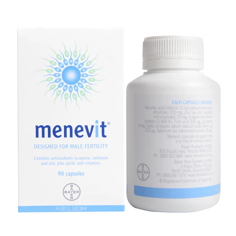 Australia Elevit Pregnancy Multivitamin for Men Menevit Male Fertility Supplements Support Sperm& Baby's Healthy Development