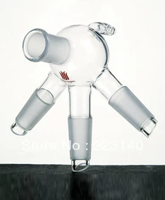 

D681420 Distillation recevier, Joints:14/20 with hose connection, synthware