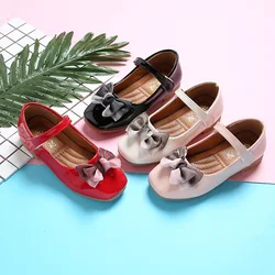 Pink Red Black Childrens Kid Shoes Baby Girls Princess Shoes bowknot Girls Leather Shoes For student 4 5 6 7 8 9 10 11 12 13 14T Pink Red Black Childrens Kid Shoes Baby Girls Princess Shoes bowknot Girls Leather Shoes For student 4 5 6 7 8 9 10 11 12 13 14T