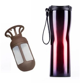 

Stainless Steel Thermal Vacuum Water Bottle Sensitive Temperature Sensor With Coffee Brewer Filter