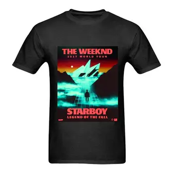 

The Weeknd Starboy ft. Daft Punk Tee T shirt Black New Men's T-Shirt Size S - 3XL