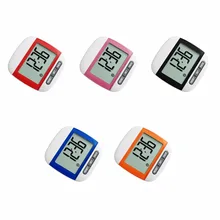 ROBESBON 5 видов цветов Фитнес Бодибилдинг Водонепроницаемый Шаг Счетчик калорий мини шагомер многофункциональный цифровой шагомер