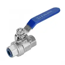 Соленоидный клапан 304 из нержавеющей стали из двух частей полный порт шаровой клапан без штока шаровой клапан 14 NPT 1000WOG электромагнитный шаровой клапан