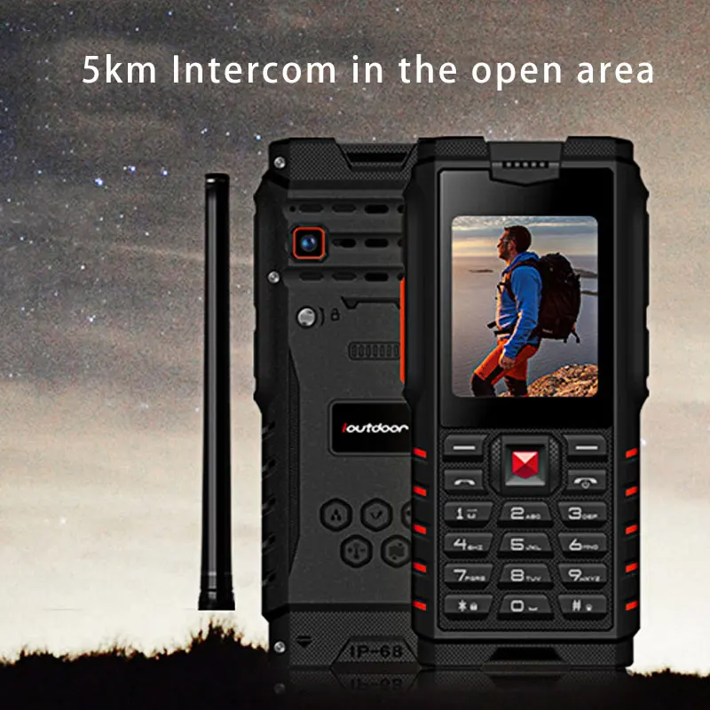 IP68 walkie talkie handphone intercom handset портативный UHF телефон Мобильная PTT Водонепроницаемая