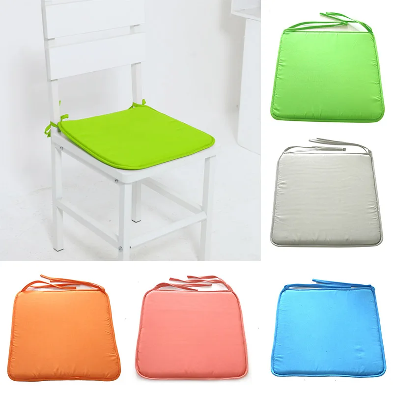 

Candy Color Cushion European Style Dining Chair Cushion Cloth Plain Simple Creative Rural Style Sofa Chair Cushion