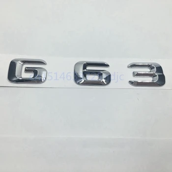 Для Mercedes Benz G серии G63 G230 G300 G350 G500 G550 заднего багажника логотип, эмблема буквы Стикеры знак украшения - Название цвета: G63