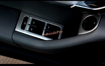 

For Skoda Octavia MK3 A7 2015 2016 Car Styling ABS Armrest Door Window Switch Button Cover Trim 8pcs