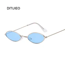 Роскошные маленькие овальные зеркальные солнцезащитные очки для женщин, брендовые дизайнерские женские круглые солнцезащитные очки, женские уличные очки Oculos De Sol Gafas