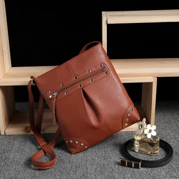 

Women Bags New Handbag Leather Satchel Cross Body Shoulder Messenger torebka damska sac a main femme de marque soldes woman bag