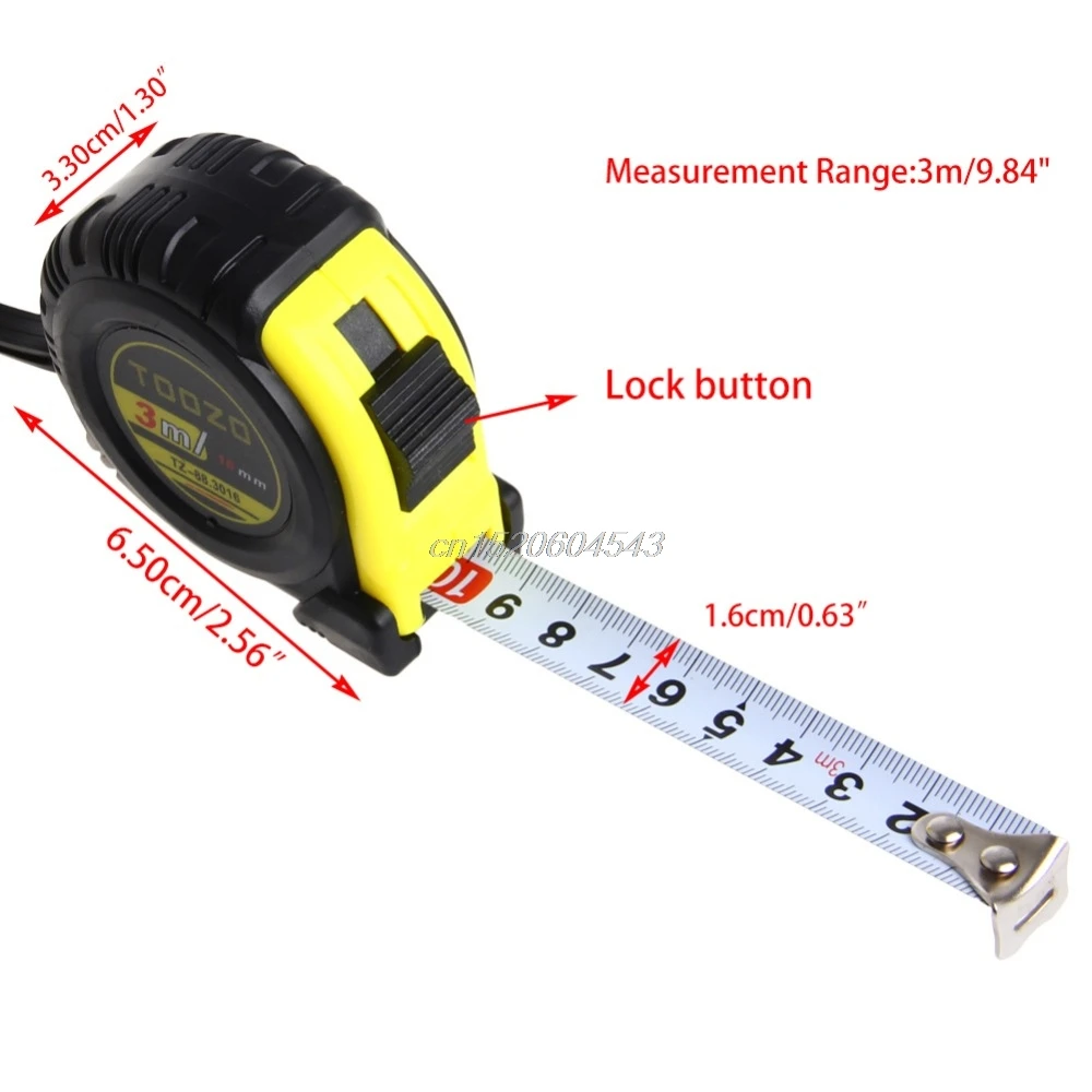3M Professional Auto Lock Measurement Measuring Tape Woodworking Tool R08 Drop shipin Tape